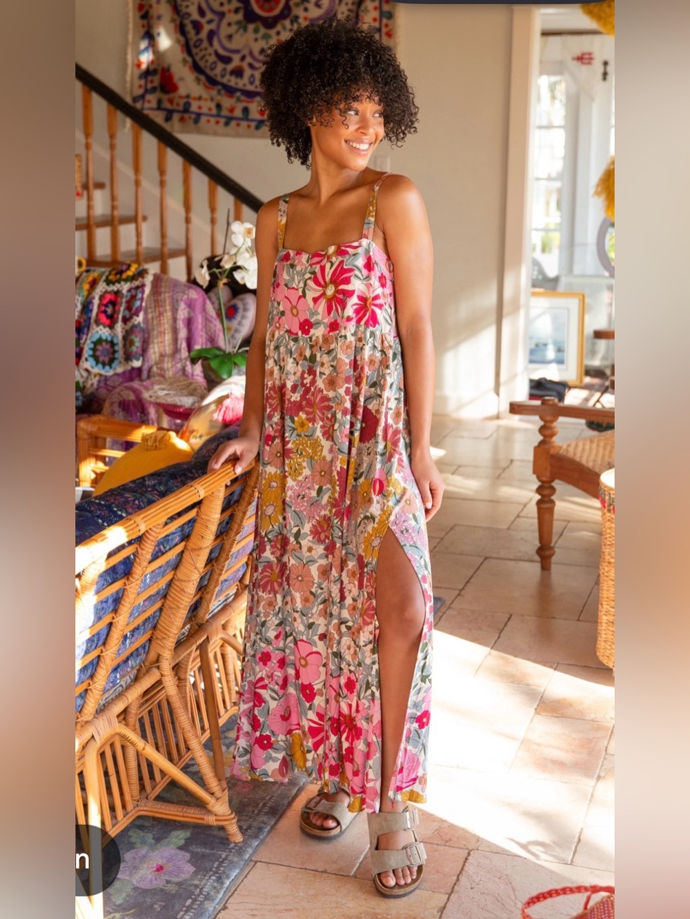 Natural life boho maxi dress